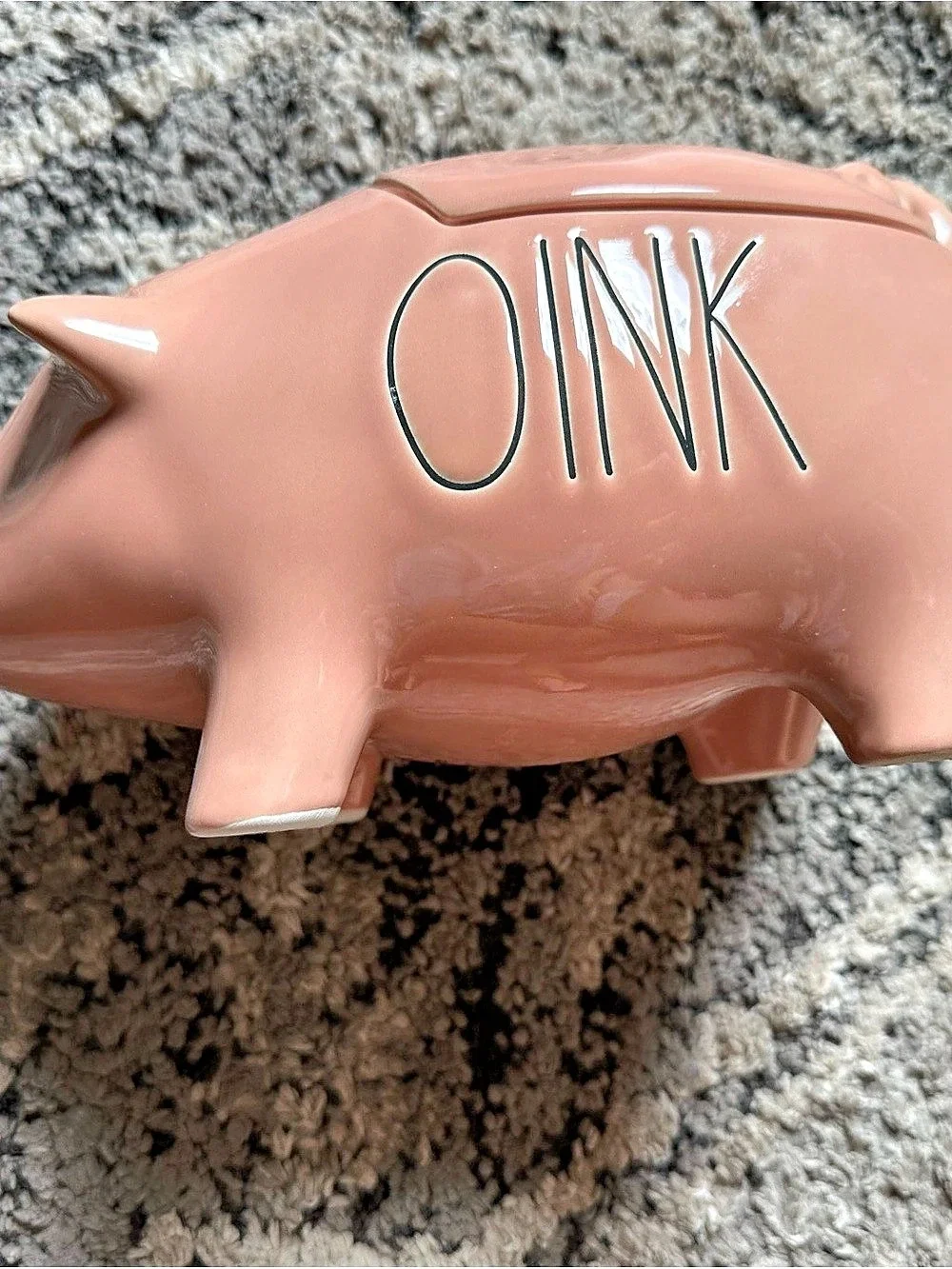 Rae Dunn OINK Pink Pig Farmhouse Set